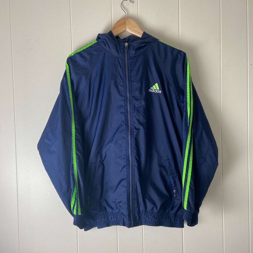Youth Vintage Adidas Hooded Jacket